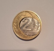 Destrukt menniczy moneta 2zł rok 2017