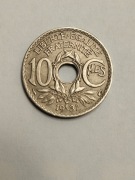 Sprzedam monetę Francja 10 centimes 1932r.  stan bardzo dobry