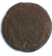 SZELĄG 1752 AUGUST III SAS - ODWRÓCONE ,, L ,,