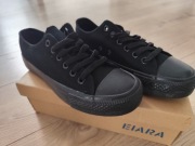 Elara sneakersy tenisowki dla chłopca dziewczynki czarne unisex nowe 36