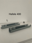 Prowadnice HÄFELE – różne długości – lewa/prawa – pojedynczo