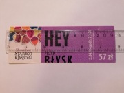 Hey  bilet kolekcjonerski Wrocław Stary Klasztor 2016r. 