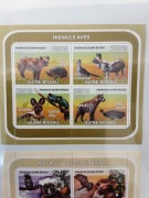 Gwinea Bissau 2008 Mi 3824-7   ark ptaki hiena  idealna  pozycja