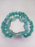 Teplitz misa secesyjna, szkliwo krakelura turkus, ok. 1900 r.