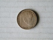 Srebrna moneta Niemcy 2 Marki 1937 Hindenburg E