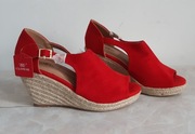 Czerwone Espadryle PLANTA GEL CLOWSE roz. 40