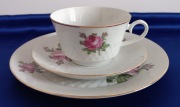 PIĘKNA PORCELANA FREIBERGER TRIO ŚNIADANIOWE 