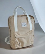 Elegancki plecak jasny beżowy Choice Accesoires duży A4 piękny wygodny