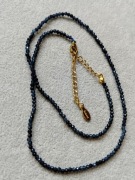 Naszyjnik z kamieni naturalnych Szafir 2mm