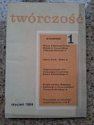 Twórczość nr 458 (1/1984) A. Brycht - Hubris; M. Szpakowska o Dostojewskim