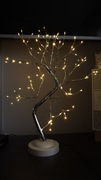 Lampa biurkowa LED w formie drzewa, dekoracja 