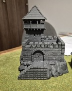 wieża  na skale makieta fow oim flames of war ogniem i mieczem 15mm wargam