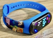 Zegarek LED – motyw Minecraft niebieski