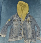 Kurtka jeansowa z kapturem 4 lata