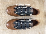 Floris van Boomel sneakersy męskie ze skóry 9,5 