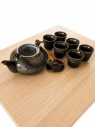 Zestaw do herbaty czajnik 750 ml + 6 czarek 80 ml ceramika