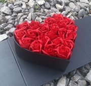 Słodki box prezent słodyczy zestaw flower 