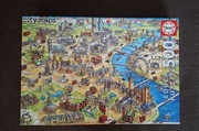 Educa Puzzle 500 elementów mapa Londynu