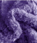 Futerko futro ekologiczne fiolet fioletowe z włosiem włoskie premium 