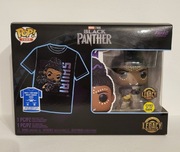 Zestaw Funko Pop Tees Marvel Black Panther Shuri + Funko Pop Shuri 876 Glow