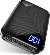 EAFU Powerbank 3A 10000mAh szybki mocny kompaktowy USB-C LED latarka