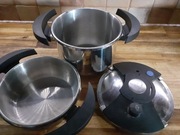 Dwugarnkowy BergHoff szybkowar 4 i 6 litrów