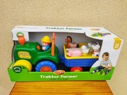 Dumel Discovery Traktor Farmer z przyczepą dźwięk 