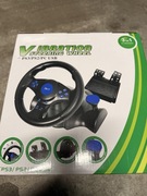 Kierownica do gier Septpenta,3 w 1, z pedałami na PS3, PS2 i PC