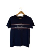Koszulka Gant z dużym logiem granatowa m