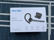 New Bee M53 Bezprzewodowa słuchawka Bluetooth dla kierowców/kurierów z etui