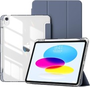 Etui Do iPad Pro 11" 2020, 2021,2022, 4,3,2 gen niebiesko-szary QWERTY