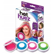  HOT HUEZ KOLOROWE FARBKI W PUDRZE 4 KOLORY 