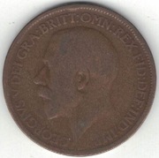 344 Wielka Brytania 1/2 pensa half penny 1914