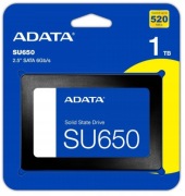 Adata Dysk SSD Ultimate SU650 1TB 2.5 cala S3 3D TLC Retail Nowy !