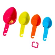 Miarki kuchenne | Zestaw 4 szt | Łopatki szufelki do pieczenia i gotowania