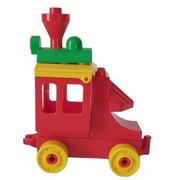 Lego Duplo lokomotywa ciuchcia do kolejki 