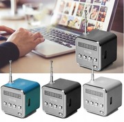 Przenośne cyfrowe radio FM Setty MF-100 USB Głośnik Wyświetlacz LCD Karta