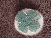 OZDOBA DREWNIANA, PREZENT, WYSTRÓJ RĘCZNIE ROBIONA