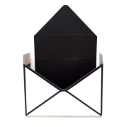 Flower box Koperta biało czarna