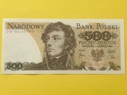 500zł. Kościuszko 1982r. seria DN - stan UNC
