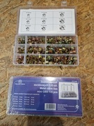 Opaski zaciskowe sprężynowe obejmy metalowe 135 el FALON TECH