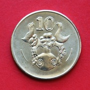 10  Centów  2002  r  -    Cypr    stan !!!