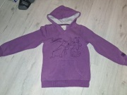 Bluza z kapturem r. 146 bajka miś Yogi, Yellowstone fioletowa kangurka