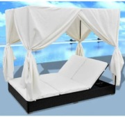 Podwójny leżak ogrodowy 