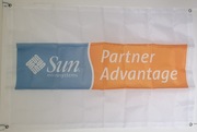 Baner flaga reklama na płótnie Sun Microsystems 90cm x 60cm