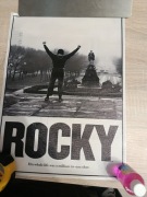 Plakat na płótnie – sylwetka Rocky – 30x40 cm (bez ramy)