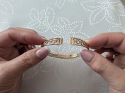 Bransoleta do zegarka ze złota 