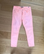 Długie spodnie pomarańczowe skinny, Zara - 40