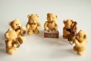 orkiestra miśków Gilde Teddy Bear ceramiczne figurki kolekcjonerskie