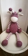 Maskotka żyrafa na szydełku, 59cm. Rękodzieło 